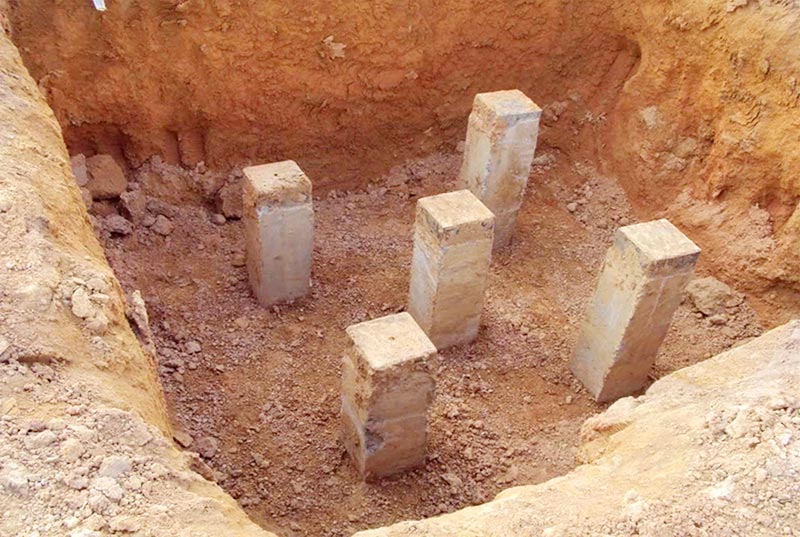 Đào móng nhà phố đúng kỹ thuật, không ảnh hưởng xung quanh