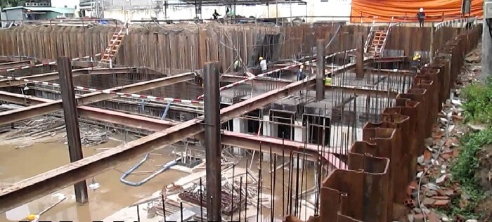 Ép cừ tấm sàn đúng kỹ thuật, bảo vệ móng nhà